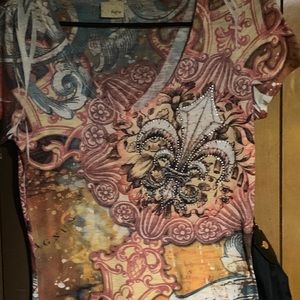 Daytrip cotton Tee with embellishments